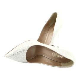 Escarpins Sur Une Epingle En Argent Espinto 391/63 blanc gris 5