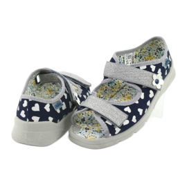 Chaussures pour enfants Befado 969Y148 bleu marin gris 5