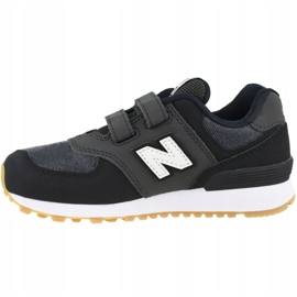 Chaussures New Balance Jr YV574DMK noir 1