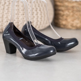 SHELOVET Escarpins décontractés confortables bleu 2