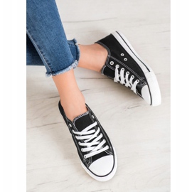 Bona Baskets de sport le noir 1