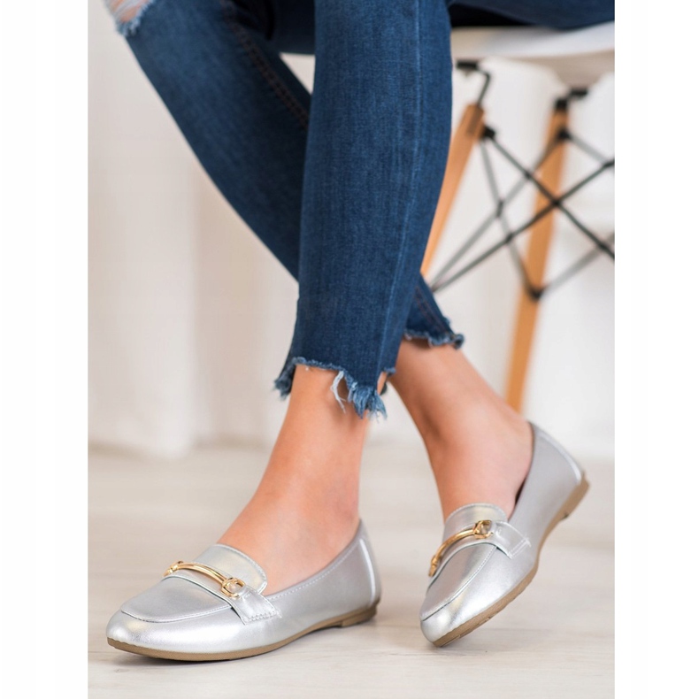 Fama Ballerine Décontractée Avec Ornement gris 2 Fama Ballerine Décontractée Avec Ornement gris 2