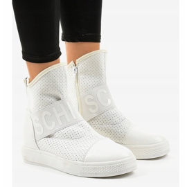 Baskets Lycra blanches SJ1730-2 1