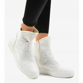 Baskets Lycra blanches SJ1730-2 2