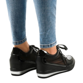 Baskets en mesh noir sur le coin TL-29 le noir 3