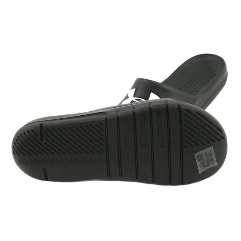Slippers pour hommes Under Armour Core PTH SL 3021286-001 pour l'eau noire d'eau 4
