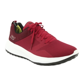 Chaussures Skechers On The Go M 55330-RDBK noir rouge 1