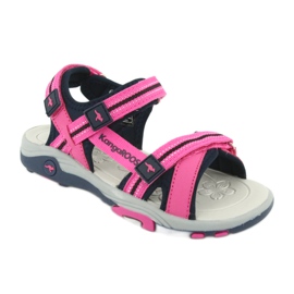 Sandals mousse rose et bleu marine kangaroos 18335 1