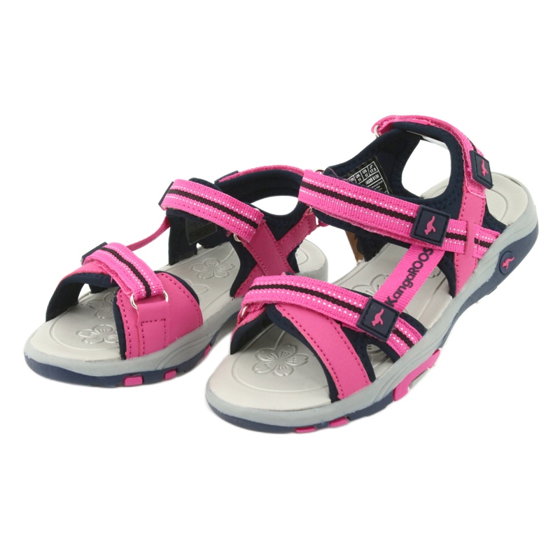 Sandals mousse rose et bleu marine kangaroos 18335 3