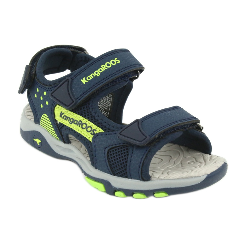 KangaRoos Garçons sandals mousse intérieure marine / vert 18337 bleu 1 KangaRoos Garçons sandals mousse intérieure marine / vert 18337 bleu 1