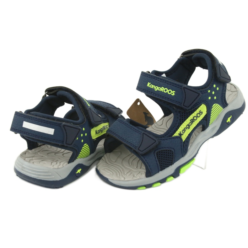 KangaRoos Garçons sandals mousse intérieure marine / vert 18337 bleu 4 KangaRoos Garçons sandals mousse intérieure marine / vert 18337 bleu 4