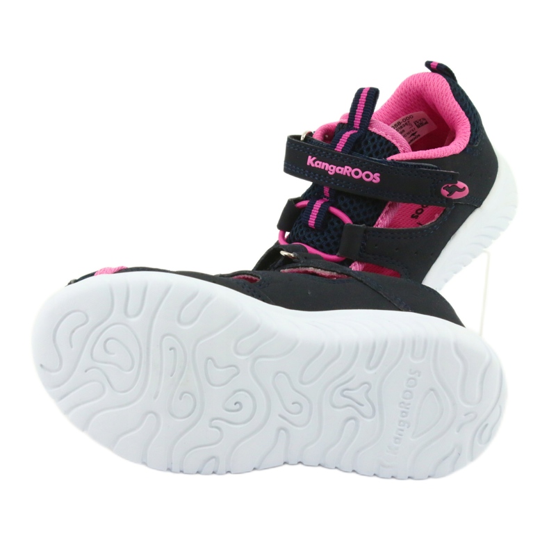 Sandales velcro KangaRoos 02058 dk marine bleu marin rose 5 Sandales velcro KangaRoos 02058 dk marine bleu marin rose 5