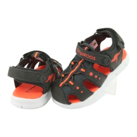 KangaRoos Kangourous 02035 sandales de sport orange gris 4