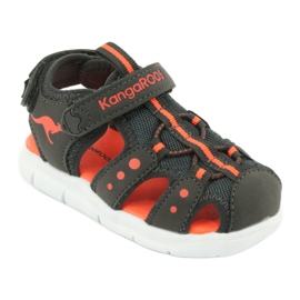 KangaRoos Kangourous 02035 sandales de sport orange gris 1