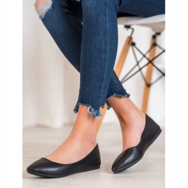 Seastar Ballerines noires avec cuir écologique le noir 1 Seastar Ballerines noires avec cuir écologique le noir 1