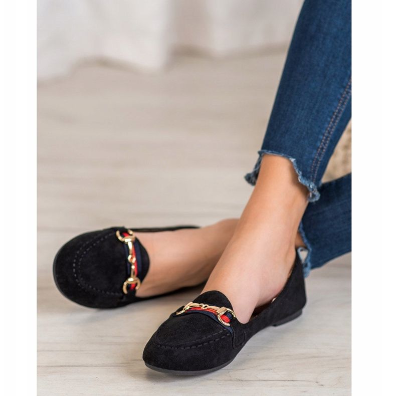 Fama Seigneurs en daim avec ornement noir 1