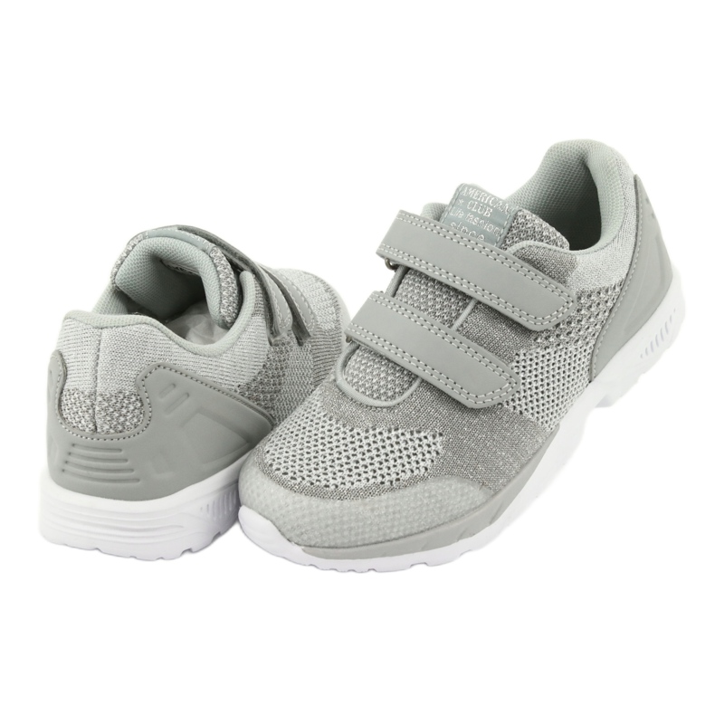 ADI sport fille American Club ES16 gris argent 4