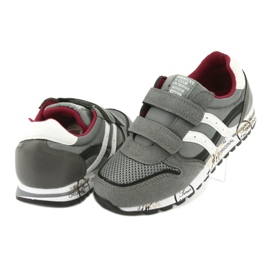 American Club American ES02 Chaussures de sport gris pour enfants 4
