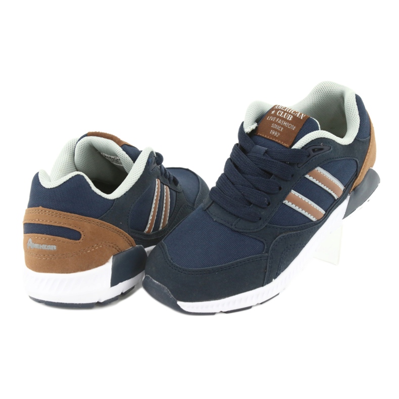 Chaussures de sport American Club BS10 bleu marine 4 Chaussures de sport American Club BS10 bleu marine 4
