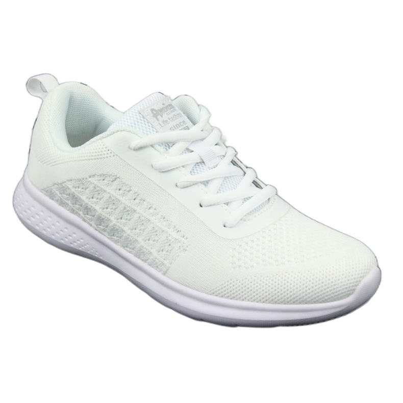 American Club HA02 chaussures de sport blanches 1