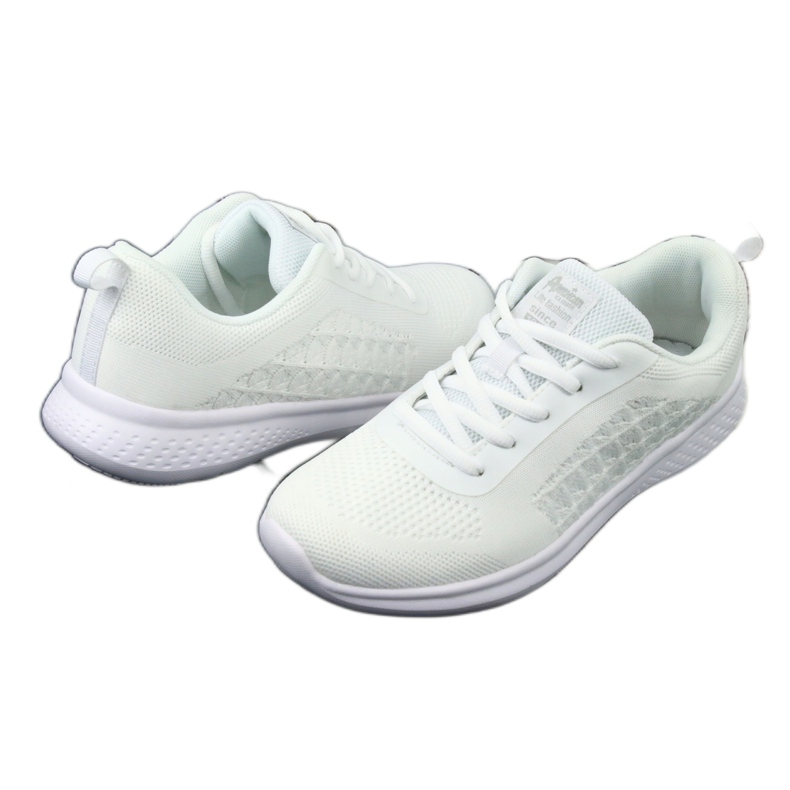 American Club HA02 chaussures de sport blanches 4