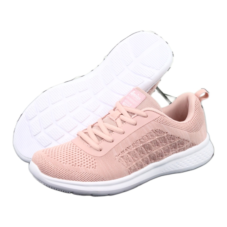 American Club HA02 Chaussures de sport roses 4