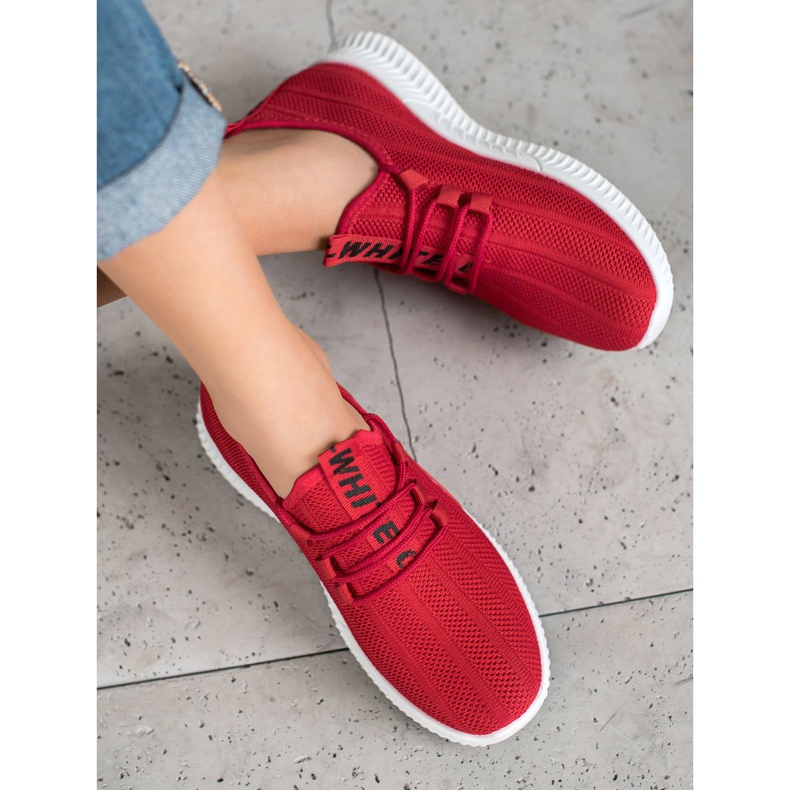 SHELOVET Chaussures Ajourées Rouges 2