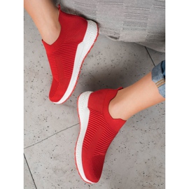 SHELOVET Chaussons de sport rouge 2 SHELOVET Chaussons de sport rouge 2