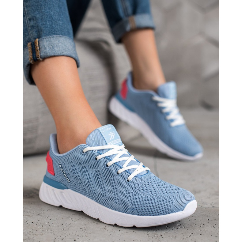 Ax Boxing Chaussures de sport légères ajourées bleu 1 Ax Boxing Chaussures de sport légères ajourées bleu 1