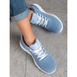 Ax Boxing Chaussures de sport légères ajourées bleu 2 Ax Boxing Chaussures de sport légères ajourées bleu 2