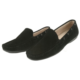 Mocassins homme en daim noir American Club JK01 2