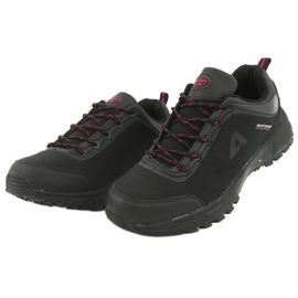 American Club HL02 chaussures de sport softshell imperméables noir rouge gris 3