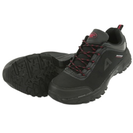 American Club HL02 chaussures de sport softshell imperméables noir rouge gris 5