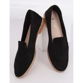 Noir Mocassins femme noirs T359P Noir le noir 1
