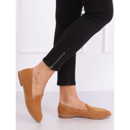 Mocassins femme camel T359P Camel brun 2