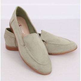 Mocassins femme aigue-marine T359P Vert 1