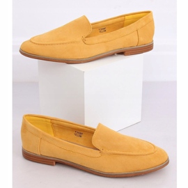 Mocassins femme miel T359P Jaune 2
