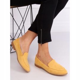 Mocassins femme miel T359P Jaune 3