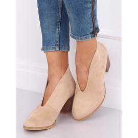 Bottes de transition avec une fente beige NS128P Beige 3