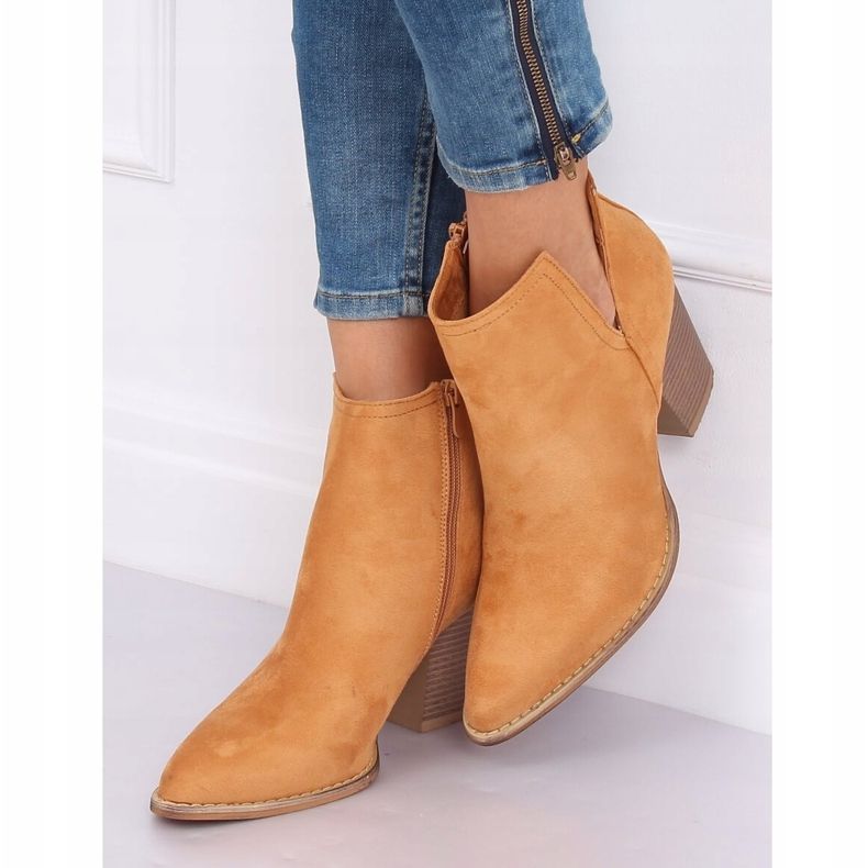 Boots sur camel de transition ZE03P Camel brun 1
