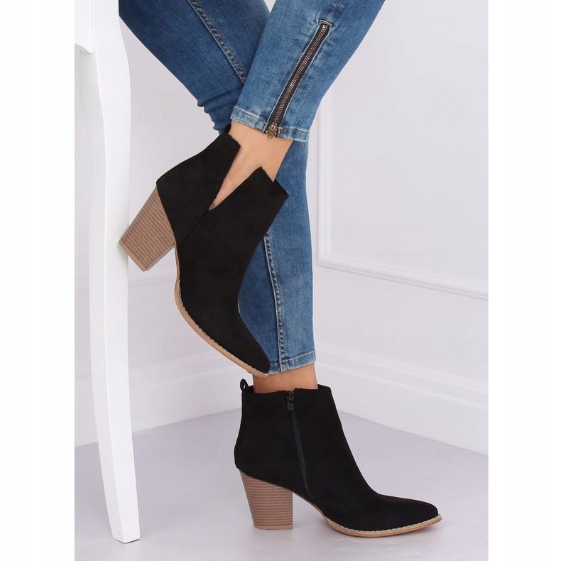 Bottes noires sur noir transitionnel ZE03P Noir 2