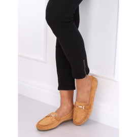 Mocassins femme camel ZA01P Camel brun 2