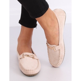 Mocassins femme beiges ZA01P Beige 1 Mocassins femme beiges ZA01P Beige 1