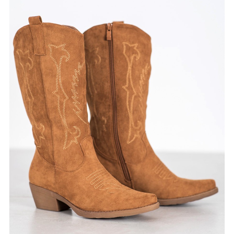 Seastar Cowgirls hautes avec un motif brun 1