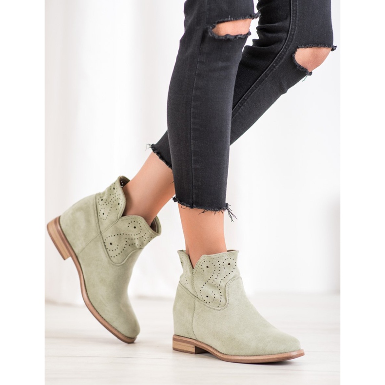 Seastar Bottes À Motif Ajouré vert 2