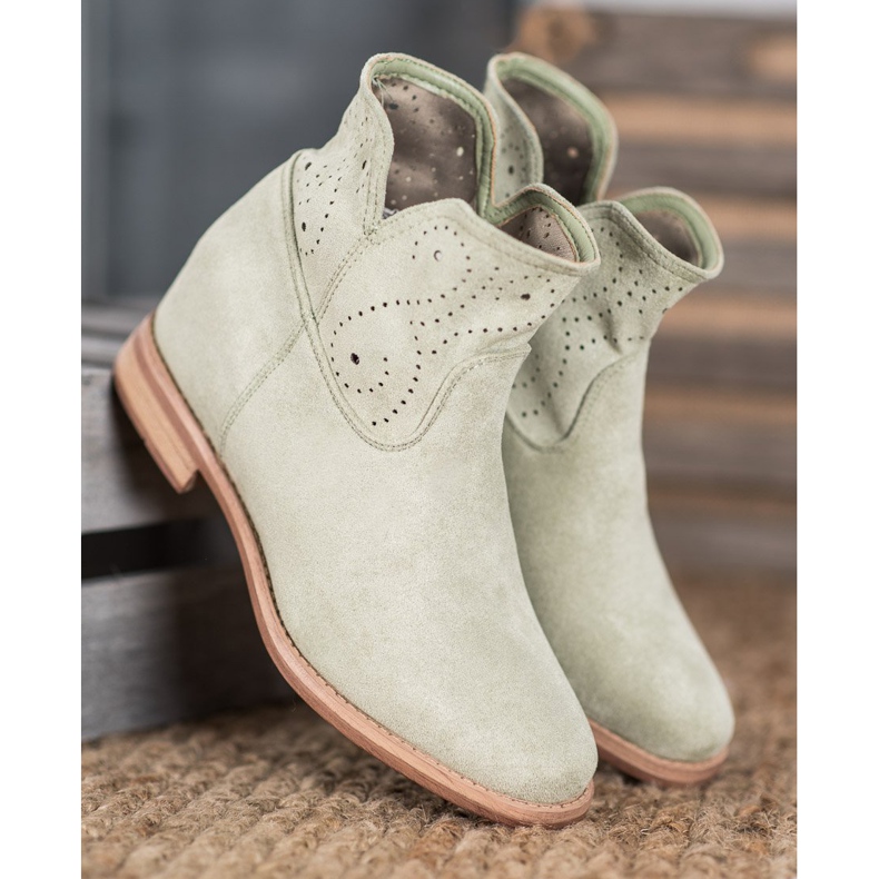 Seastar Bottes À Motif Ajouré vert 1