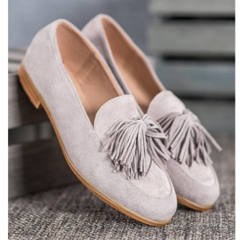 Seastar Chaussures en daim à franges gris 3