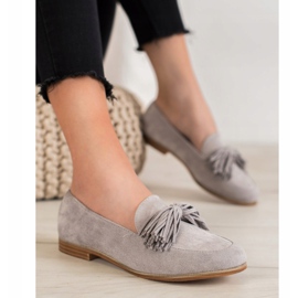 Seastar Chaussures en daim à franges gris 1