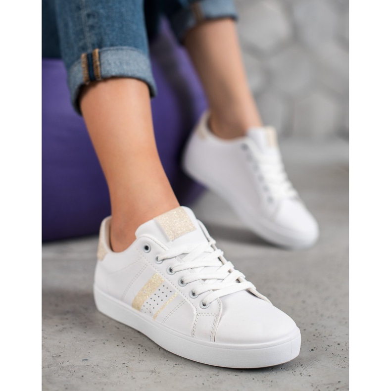 SHELOVET Chaussures de sport blanches confortables 2