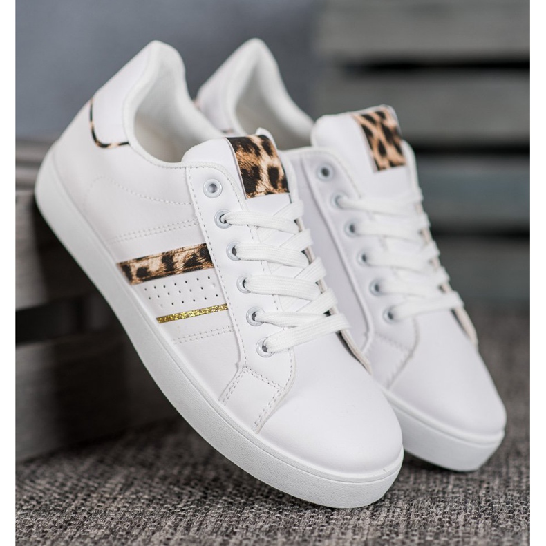 SHELOVET Chaussures de sport blanches confortables 2